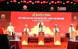 Dự án nhà ở xã hội quy mô 1.100 căn ở Nam Định mới được khởi công có gì đặc biệt?