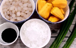 Cách nấu chè hạt đác với dứa, mít giòn ngon thanh mát