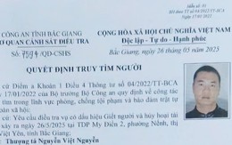 Công an truy tìm nghi phạm phóng hỏa loạt ki ốt ở Bắc Giang