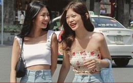 Áo crop top mặc với quần gì, váy gì hợp?
