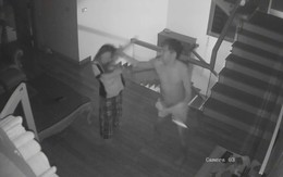 Phẫn nộ clip nghi vấn chồng hành hung vợ dã man lúc rạng sáng