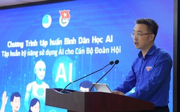 Phổ cập kiến thức và kỹ năng dùng AI cho 2 triệu thanh niên Việt Nam với 'Bình dân học AI'