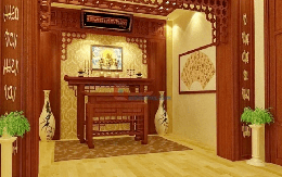 Đây mới là màu sơn cho không gian thờ cúng thu hút năng lượng tích cực, mang lại may mắn cho gia đình