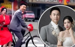 Cặp đôi rước dâu bằng xe đạp gây sốt mạng, gợi nhớ tình yêu thập niên 80