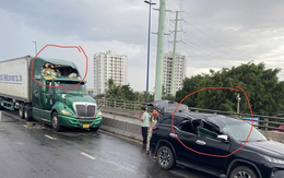 Nguyên nhân cần cẩu công trình ngã đè 2 ô tô ở TPHCM