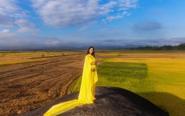 H'Hen Niê hạnh phúc khoe bụng bầu bên ông xã