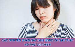 Các nguyên nhân gây đau họng và giải pháp hỗ trợ cải thiện