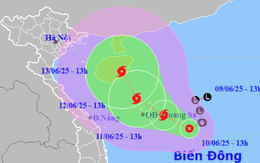Ngày mai (11/6), biển Đông có thể đón cơn bão đầu tiên trong năm 2025