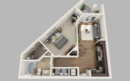 Cách hóa giải phong thủy khi xây nhà trên đất hình tam giác, tránh điều xấu