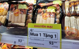 Sau Công ty C.P. Việt Nam bị 'tố' sử dụng lợn bệnh: Các sản phẩm từ thịt của C.P. giảm giá kèm mua 1 tặng 1, quầy hàng vẫn vắng khách