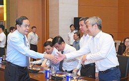 Chủ tịch Quốc hội Trần Thanh Mẫn gặp mặt các cơ quan báo chí
