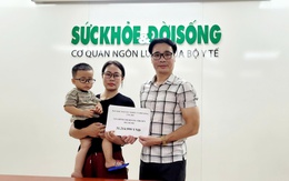Hơn 31 triệu đồng đến với bé 17 tháng tuổi từng đứng trước nguy cơ bị mù lòa