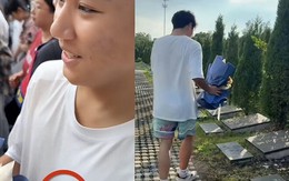 Chàng trai khóc bên mộ mẹ sau kỳ thi đại học, phía sau là chuyện rơi nước mắt