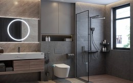 Cách thiết kế vách ngăn cho nhà vệ sinh nhỏ hẹp mang tính thẩm mỹ và tiện ích sử dụng