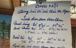 Ông nội ở Thái Bình tung bảng nội quy 'cứng như thép', lũ 'khối nghỉ hè' đọc xong chỉ biết lặng thinh