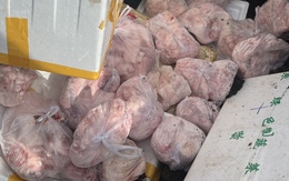 Chặn đứng gần 700kg thịt lợn, nội tạng động vật không đảm bảo an toàn vệ sinh thực phẩm