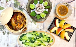 Bữa cơm ba món đơn giản cho hai người