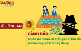 Cảnh báo: Chiêu trò “nuôi cá, trồng cây” lừa gần 300 tỷ đồng, hàng triệu người có thể là nạn nhân tiếp theo