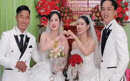 Chị gái lấy chồng, em trai cưới vợ cùng ngày, đám cưới nhiều điều thú vị