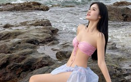 Hoa hậu Ý Nhi khiến cộng đồng mạng 'dậy sóng' khi diện bikini với 'góc nghiêng thần thánh'