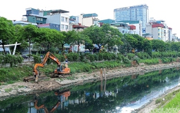 Hà Nội gấp rút 'thay áo' cho đôi bờ sông Tô Lịch