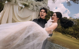 Cùng ngắm nhìn bộ ảnh cưới "tình bể bình" của cặp đôi Đạt G - Cindy Lư sau lễ cưới