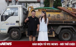Tưởng ế vì nghề dọn phân, không ngờ có người đẹp vượt 700km đến kết đôi