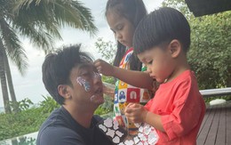 Đưa con đi nghỉ dưỡng, Cường Đô La tiết lộ chuyện dở khóc dở cười