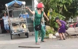 Bé trai bị cô ruột đánh đập dã man vì 'bán vé số ế'