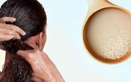 Vo gạo xong hãy giữ lấy nước để gội đầu, đảm bảo tóc khỏe bóng mượt không cần dưỡng