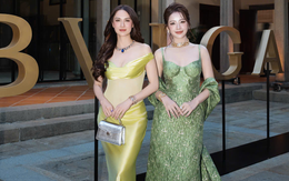 Chi Pu sáng bừng khi đứng cạnh mỹ nhân 'Vũ điệu hoang dã' Marian Rivera tại show Bvlgari