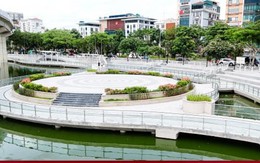 Diện mạo khang trang, hiện đại của hồ Hoàng Cầu sau một năm cải tạo