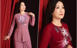 Nghệ sĩ Hồng Đào gợi ý áo dài cho các quý cô tuổi trung niên