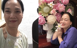 Mặt mộc tuổi trung niên của NSND Lê Khanh