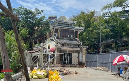 Hà Nội: Hiện trạng một phần nhà hàng Thủy Tạ đã được phá dỡ, di dời bãi xe để mở rộng quảng trường Đông Kinh - Nghĩa Thục