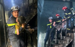 Hà Nội: Giải cứu 3 người mắc kẹt trong vụ cháy nhà ở phường Bồ Đề