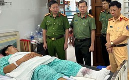 Bắt tạm giam thiếu niên 17 tuổi chạy xe máy tông gãy chân Trung tá CSGT