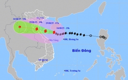 Bão số 5 giật cấp 17, tiến gần bờ biển Nghệ An – Hà Tĩnh, dự báo mưa lớn diện rộng