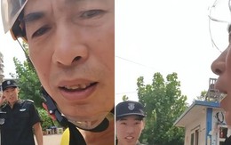 Con trai làm bảo vệ thẳng tay chặn ông bố shipper, dân mạng cười ngất