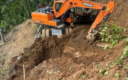 Lai Châu phân luồng giao thông tạm thời trên Tỉnh lộ 131 do sạt lở