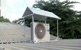 Làm mái che cho cục nóng điều hòa, nếu không cẩn thận có thể gây ảnh hưởng nghiêm trọng