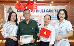 Niềm vui của cựu chiến binh bị u gan trước ngày Quốc khánh 2/9