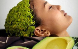 Ủ tóc bằng quả bơ giúp kích thích mọc tóc nhanh chóng, căng bóng mềm mượt