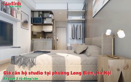 Giá căn hộ studio tại phường Long Biên, Hà Nội đã vượt 2 tỷ đồng/căn