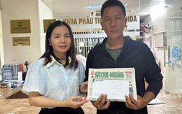 Gia đình người đàn ông dân tộc H’Mông gửi lời cảm ơn đến bạn đọc Báo Sức khỏe và Đời sống