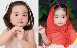 Con gái út nhà Khánh Thi - Phan Hiển đáng yêu như thiên thần ở tuổi lên 2