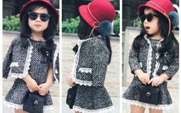 Cách phối đồ thu đông ấm áp, xinh xắn cho bé gái