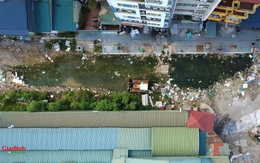 Dân 'kêu trời' vì dự án đường vào Đại học Hà Nội thi công dang dở, ô nhiễm nghiêm trọng