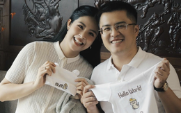 Hoa hậu Ngọc Hân cùng chồng và mẹ đẻ kỷ niệm tháng cuối thai kỳ