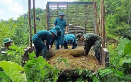 Hủy nổ thành công bom hơn 2 tạ còn nguyên kíp